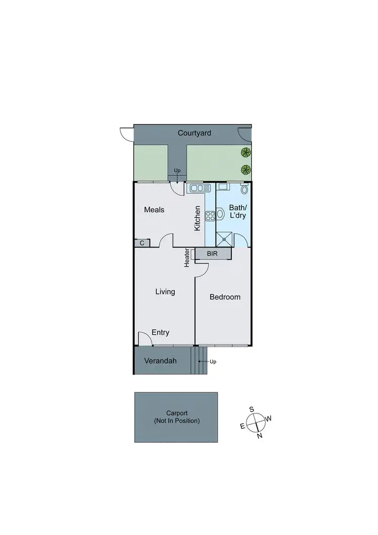 Floorplan of Homely unit listing, 3/28 Belmont Ave North, Glen Iris VIC 3146