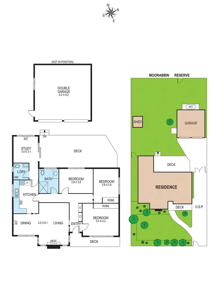 Floorplan of Homely house listing, 19 Clay Street, Moorabbin VIC 3189