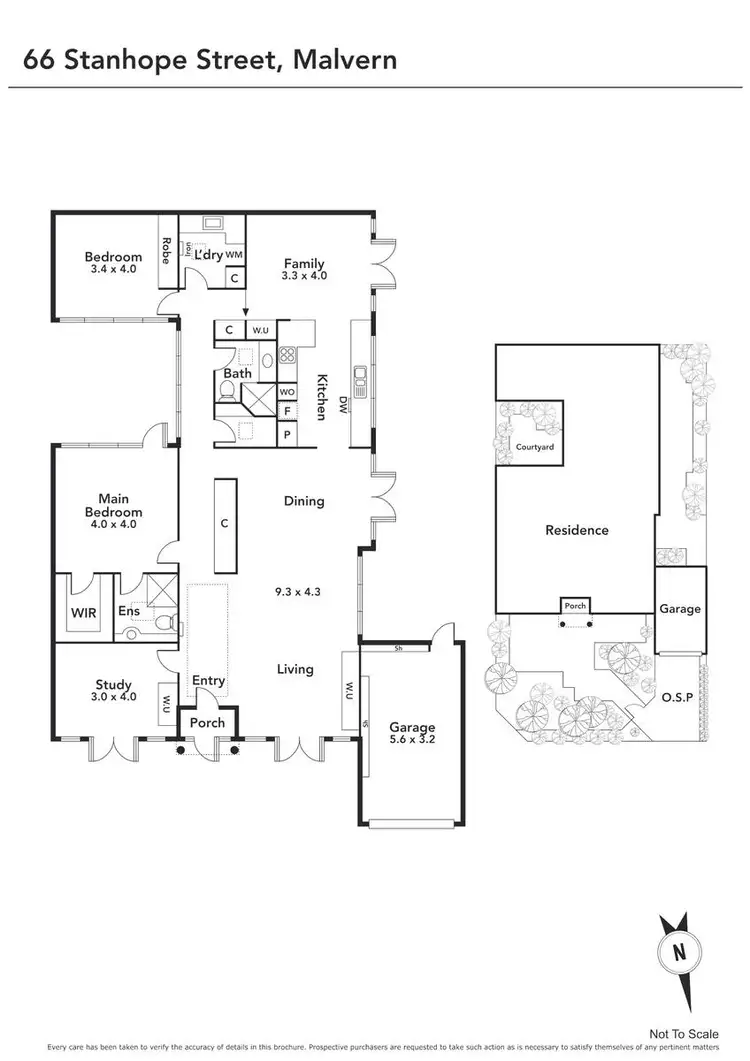 Floorplan of Homely house listing, 66 Stanhope Street, Malvern VIC 3144