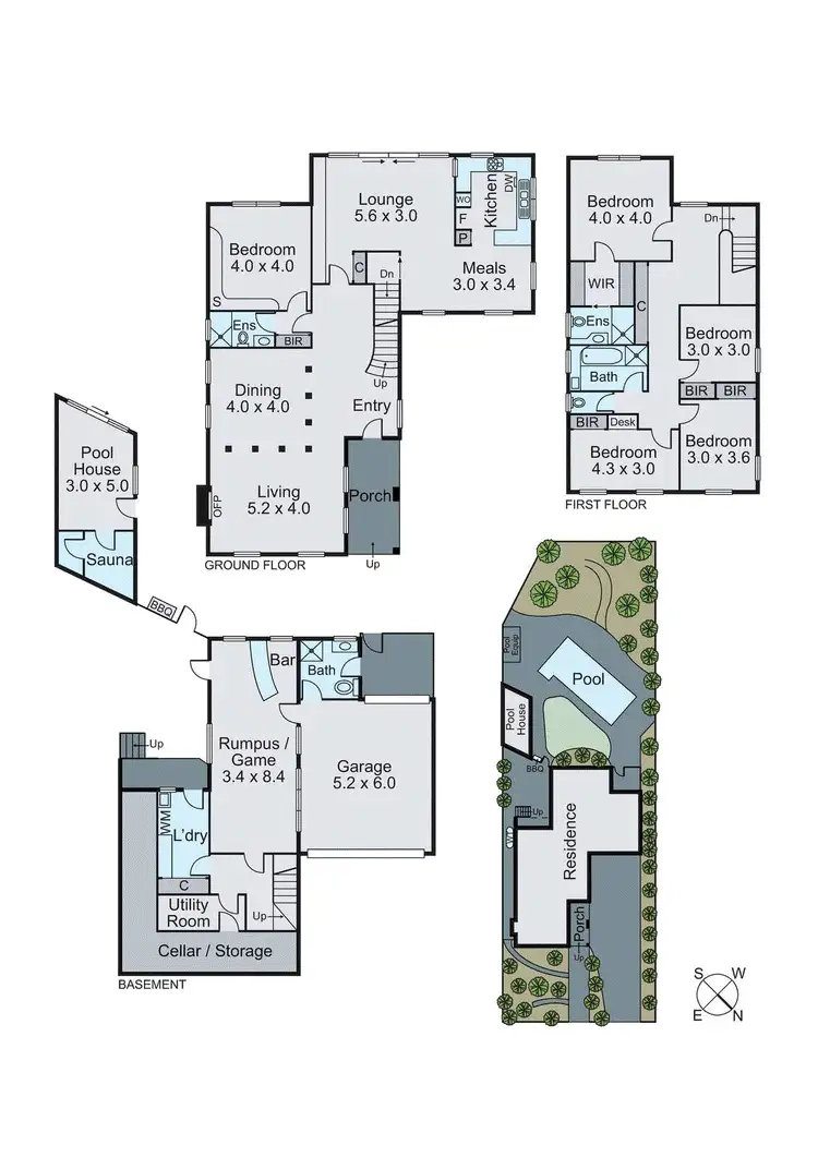 Floorplan of Homely house listing, 7 Glasson Square, Mount Waverley VIC 3149