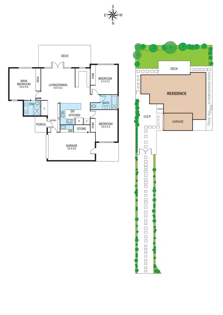Floorplan of Homely townhouse listing, 2/4 Mawby Road, Bentleigh East VIC 3165