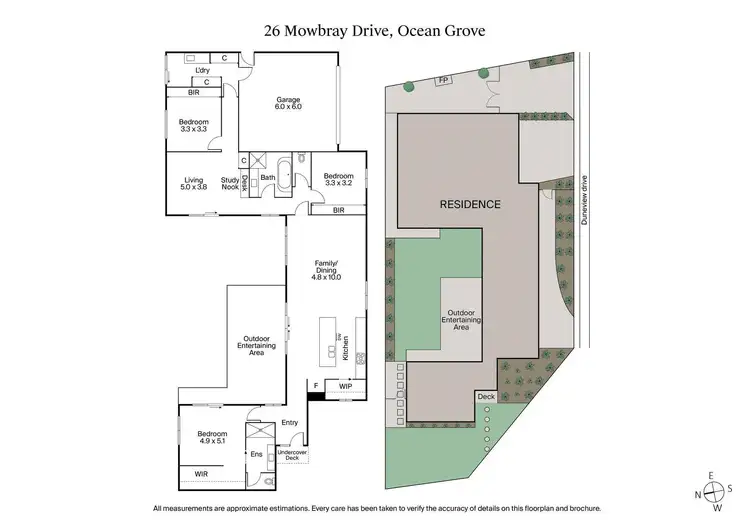 Floorplan of Homely house listing, 26 Mowbray Drive, Ocean Grove VIC 3226