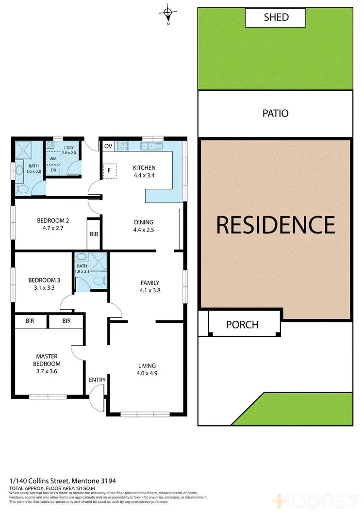 Floorplan of Homely house listing, 1/140 Collins Street, Mentone VIC 3194