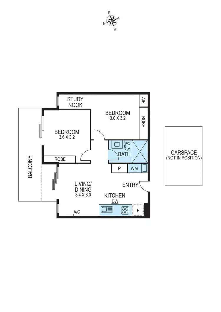 Floorplan of Homely apartment listing, 107/23 Bent Street, Bentleigh VIC 3204