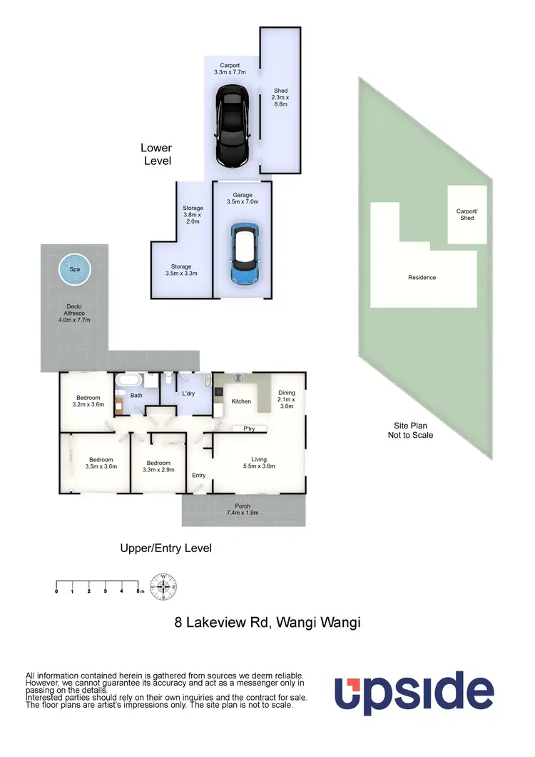 Floorplan of Homely house listing, 8 Lakeview Road, Wangi Wangi NSW 2267