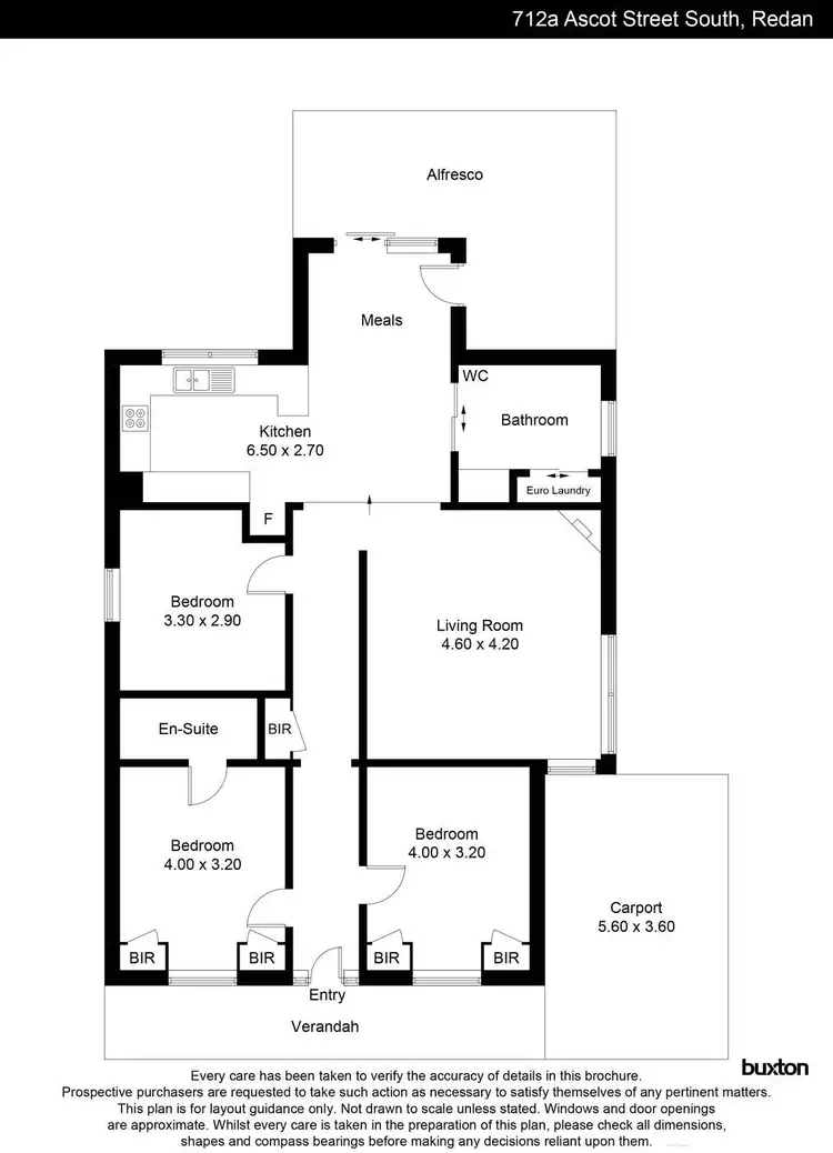 Floorplan of Homely house listing, 712A Ascot Street, Redan VIC 3350