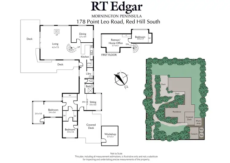 Floorplan of Homely house listing, 178 Point Leo Road, Red Hill South VIC 3937