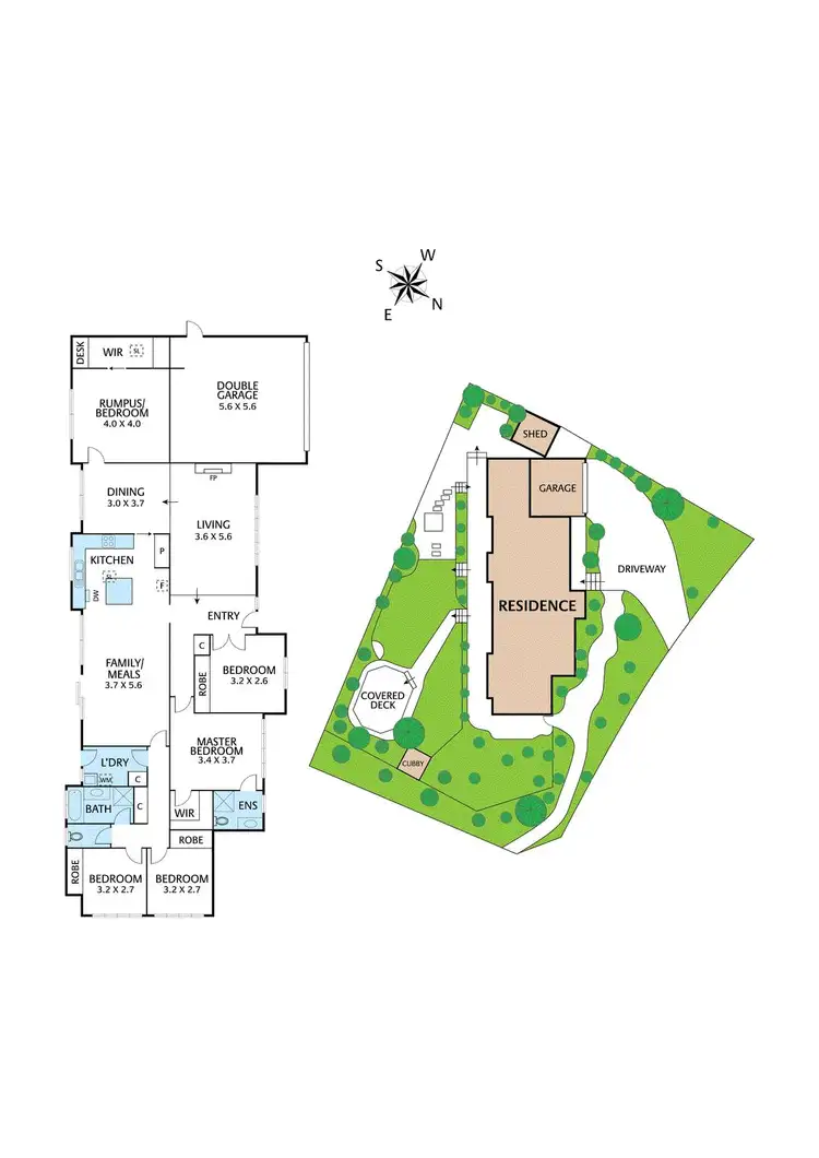 Floorplan of Homely house listing, 14 Dandallo Drive, Eltham VIC 3095