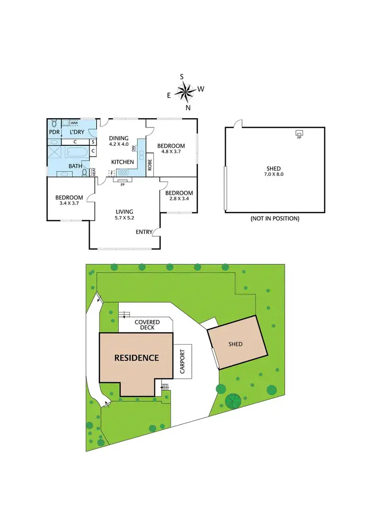 Floorplan of Homely house listing, 8-10 Nicholson Close, Research VIC 3095