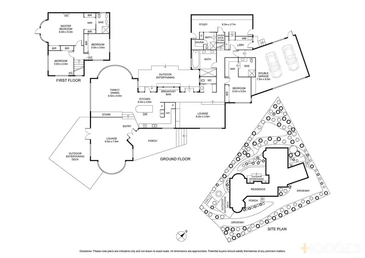 Floorplan of Homely house listing, 9 Watersedge Terrace, Highton VIC 3216