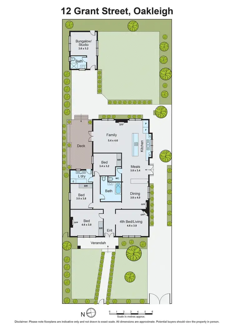 Floorplan of Homely house listing, 12 Grant Street, Oakleigh VIC 3166