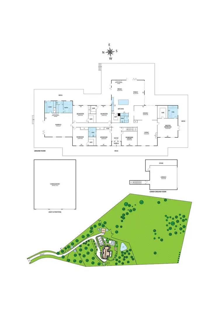 Floorplan of Homely house listing, 99 Menzies Road, Kangaroo Ground VIC 3097