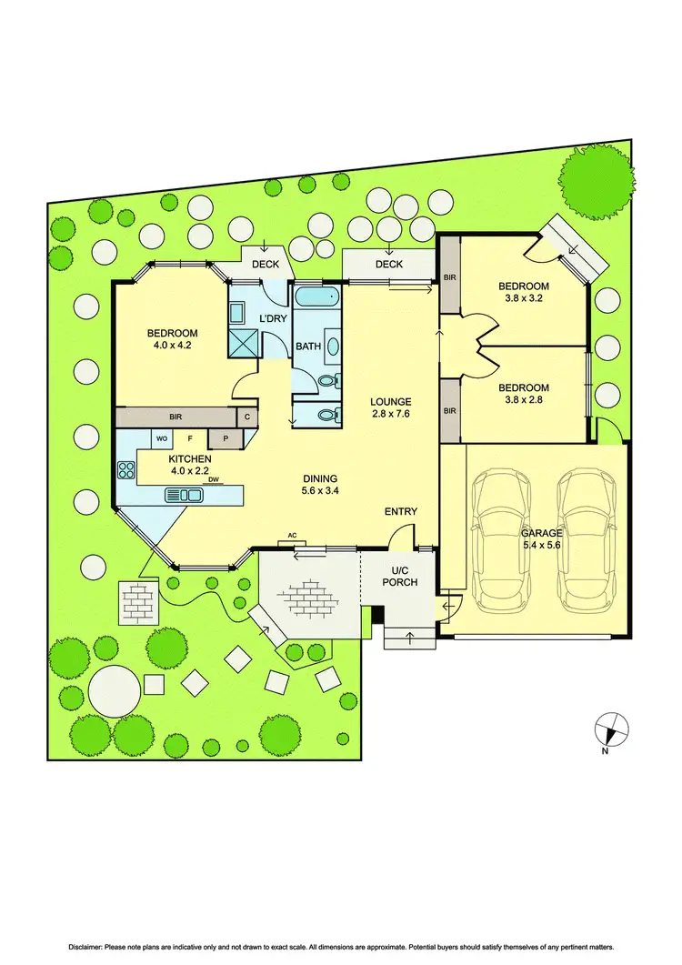 Floorplan of Homely unit listing, 2/8 Grey Street, Vermont VIC 3133