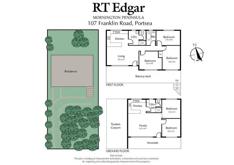 Floorplan of Homely house listing, 107 Franklin Road, Portsea VIC 3944