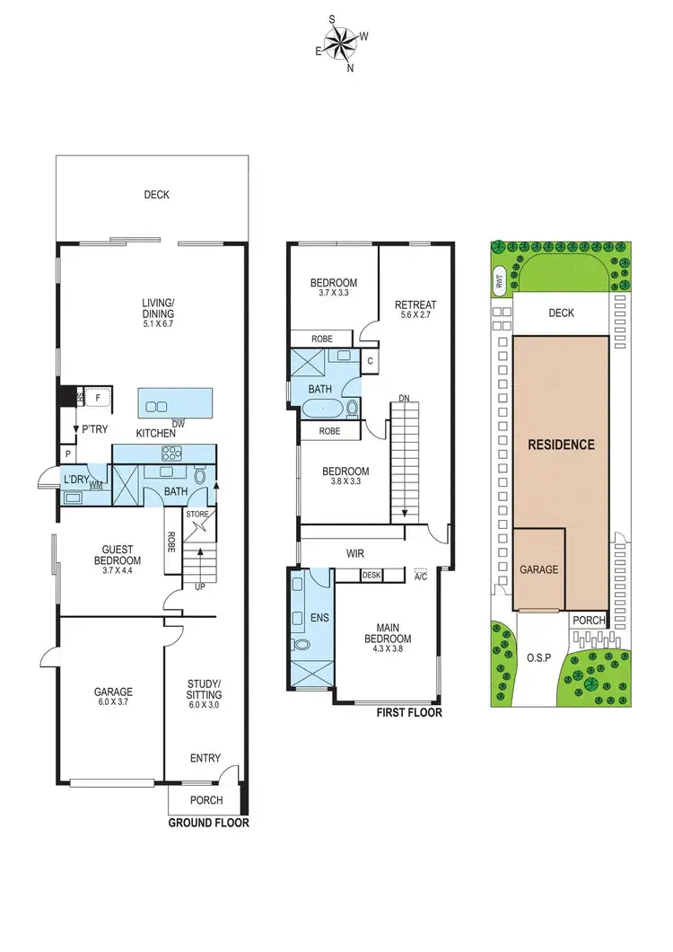 Floorplan of Homely house listing, 15a Roselyn Crescent, Bentleigh East VIC 3165