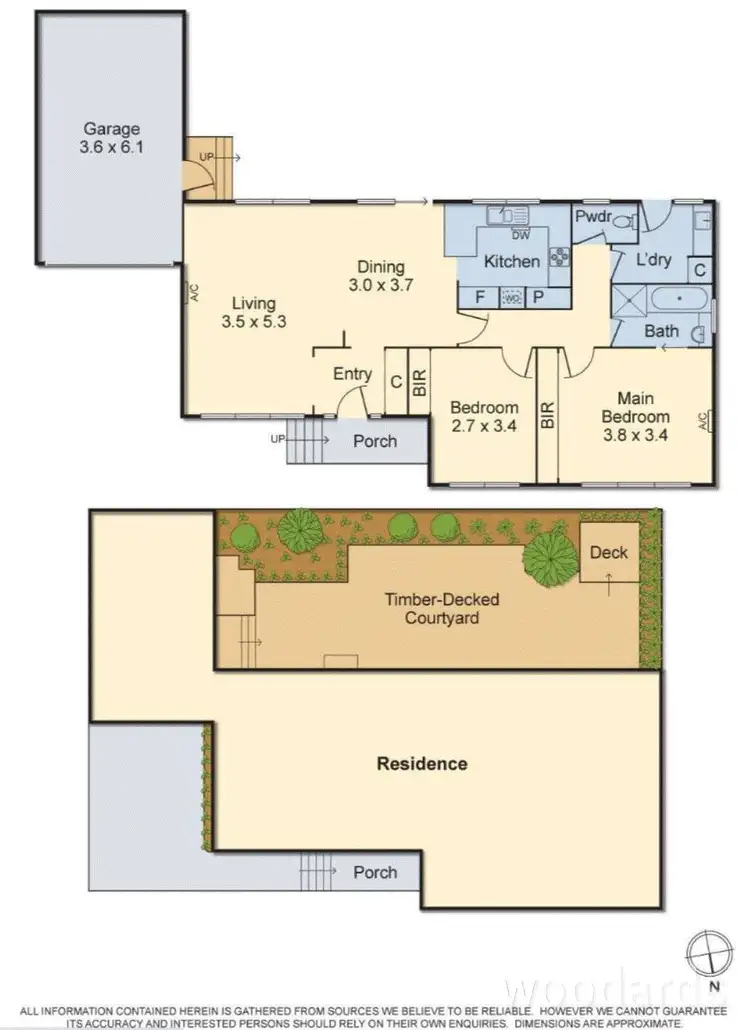 Floorplan of Homely unit listing, 11/54-62 Parker Street, Templestowe Lower VIC 3107