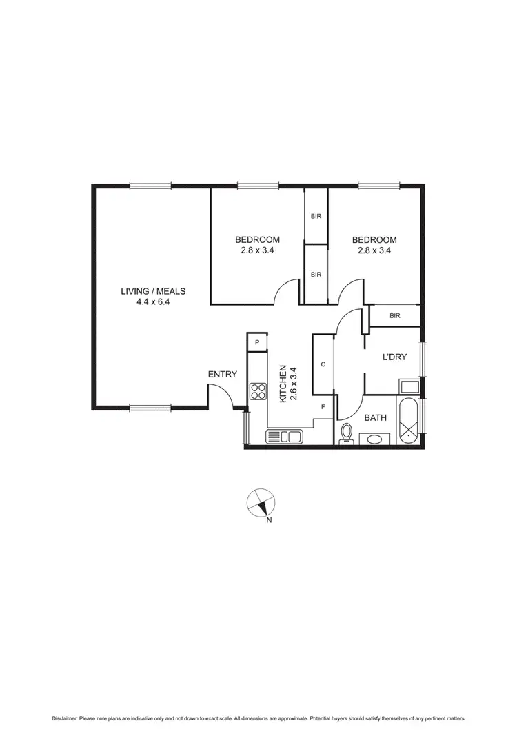 Floorplan of Homely apartment listing, 3/24 Garfield Street, Cheltenham VIC 3192