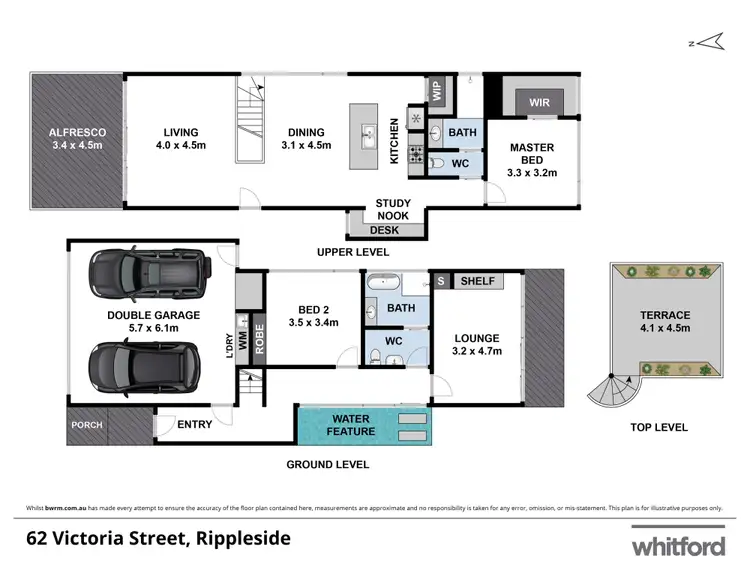 Floorplan of Homely house listing, 62 Victoria Street, Rippleside VIC 3215