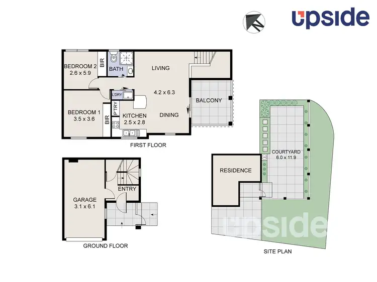 Floorplan of Homely unit listing, 2/109 Hall Best Lane, Gungahlin ACT 2912