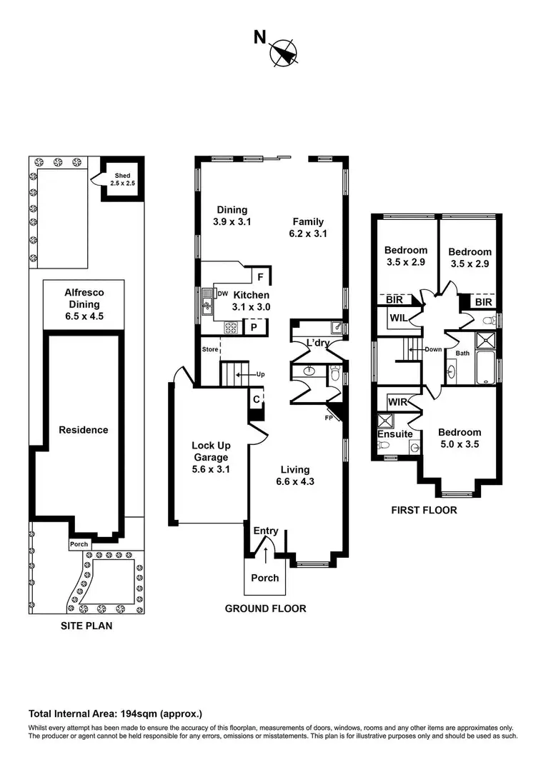 Floorplan of Homely house listing, 59 Saltley Street, South Kingsville VIC 3015