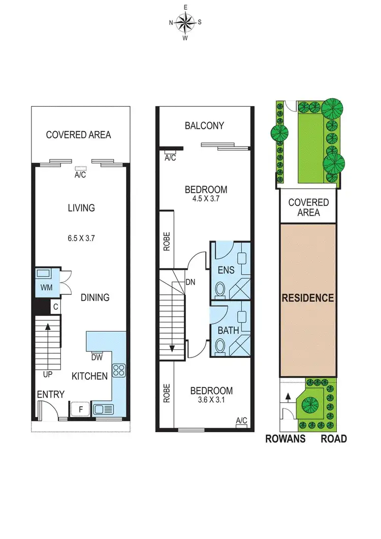 Floorplan of Homely villa listing, 2/235 Wickham Road, Moorabbin VIC 3189
