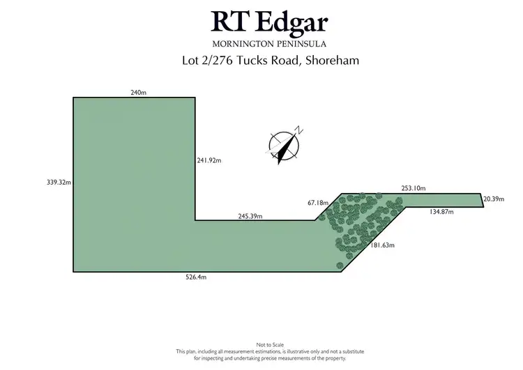 Floorplan of Homely land listing, Lot 2/276 Tucks Road, Shoreham VIC 3916