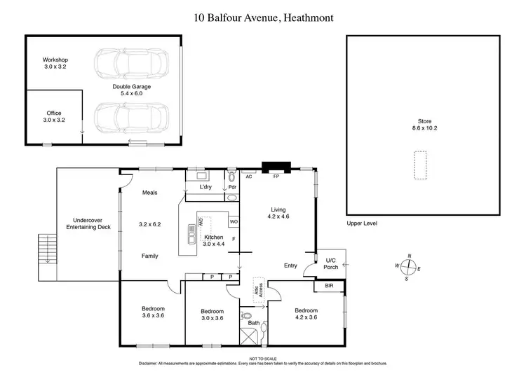 Floorplan of Homely house listing, 10 Balfour Avenue, Heathmont VIC 3135