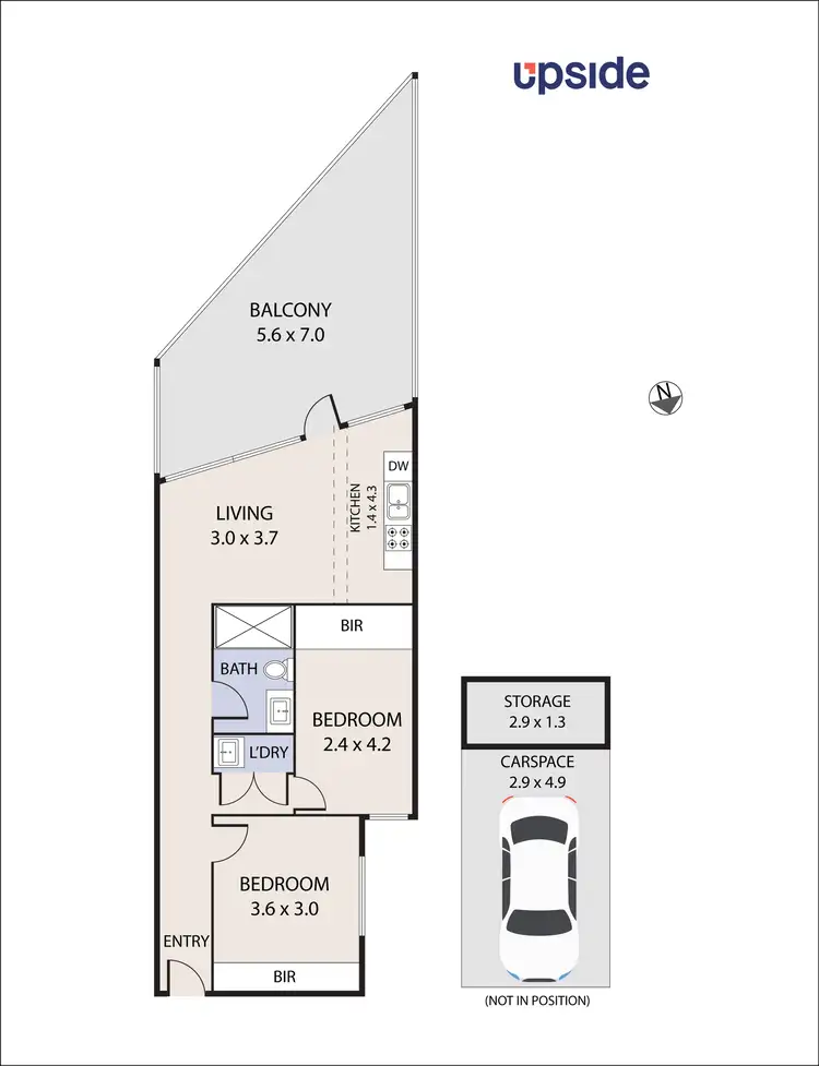 Floorplan of Homely unit listing, 403/1101 Toorak Road, Camberwell VIC 3124