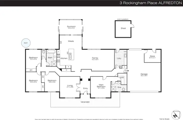 Floorplan of Homely house listing, 3 Rockingham Place, Alfredton VIC 3350
