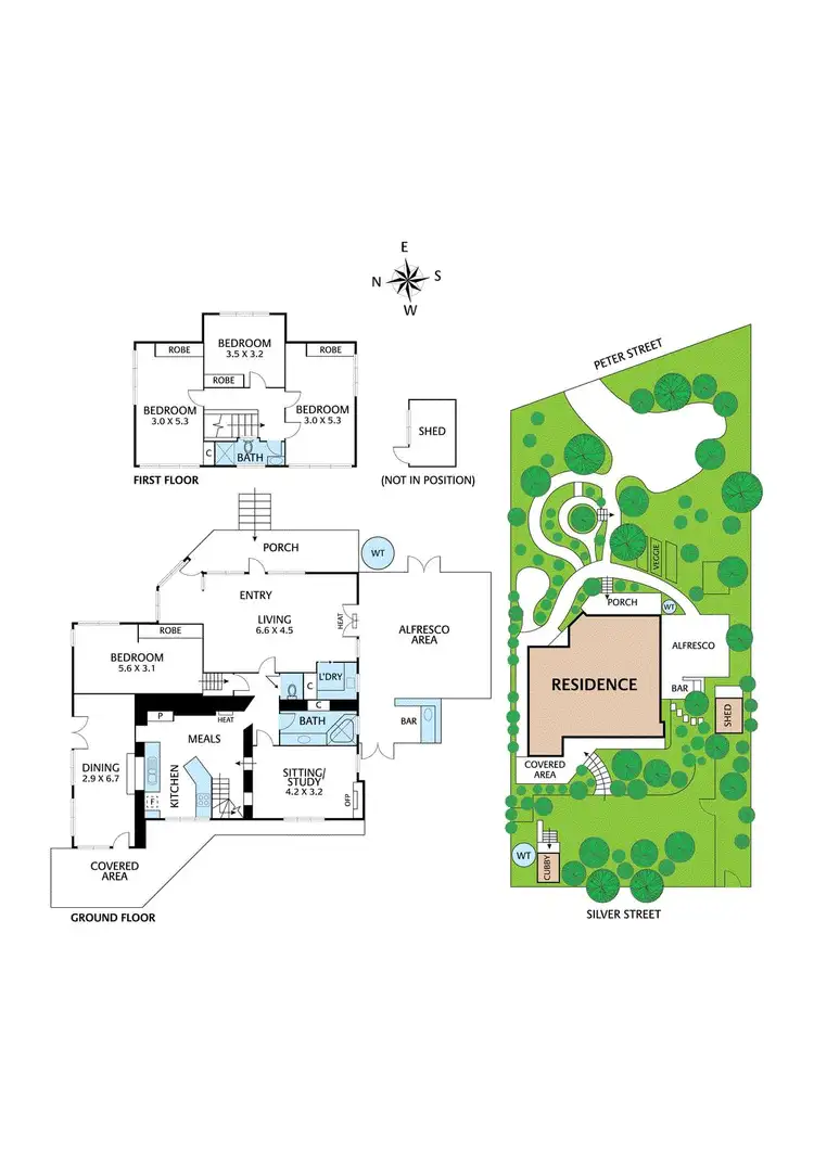 Floorplan of Homely house listing, 54 Silver Street, Eltham VIC 3095