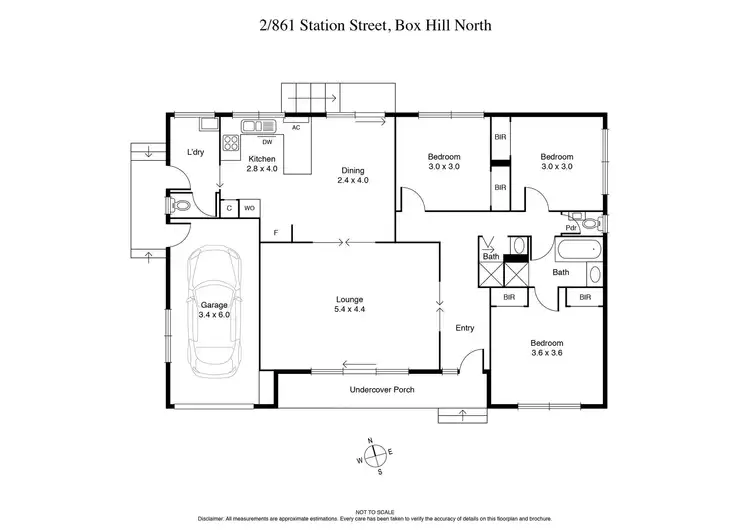 Floorplan of Homely house listing, 2/861 Station St, Box Hill North VIC 3129
