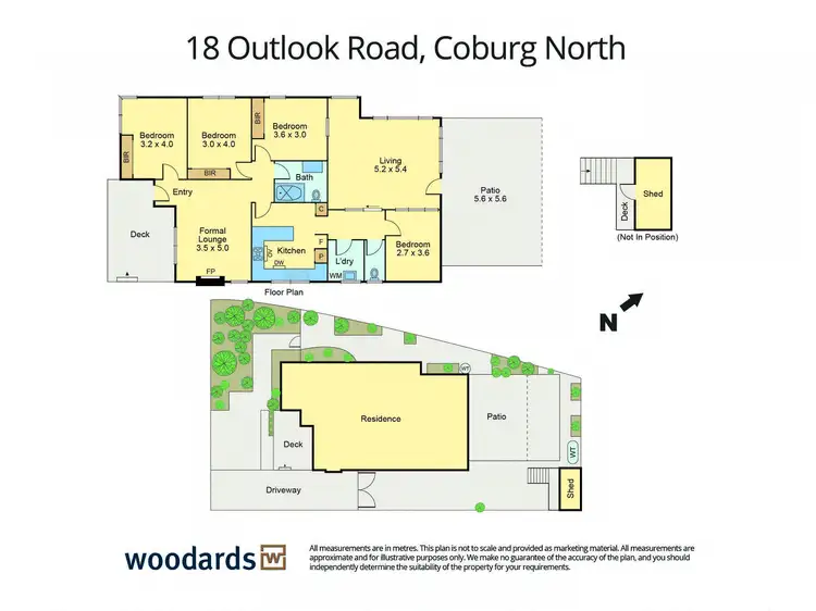 Floorplan of Homely house listing, 18 Outlook Road, Coburg North VIC 3058