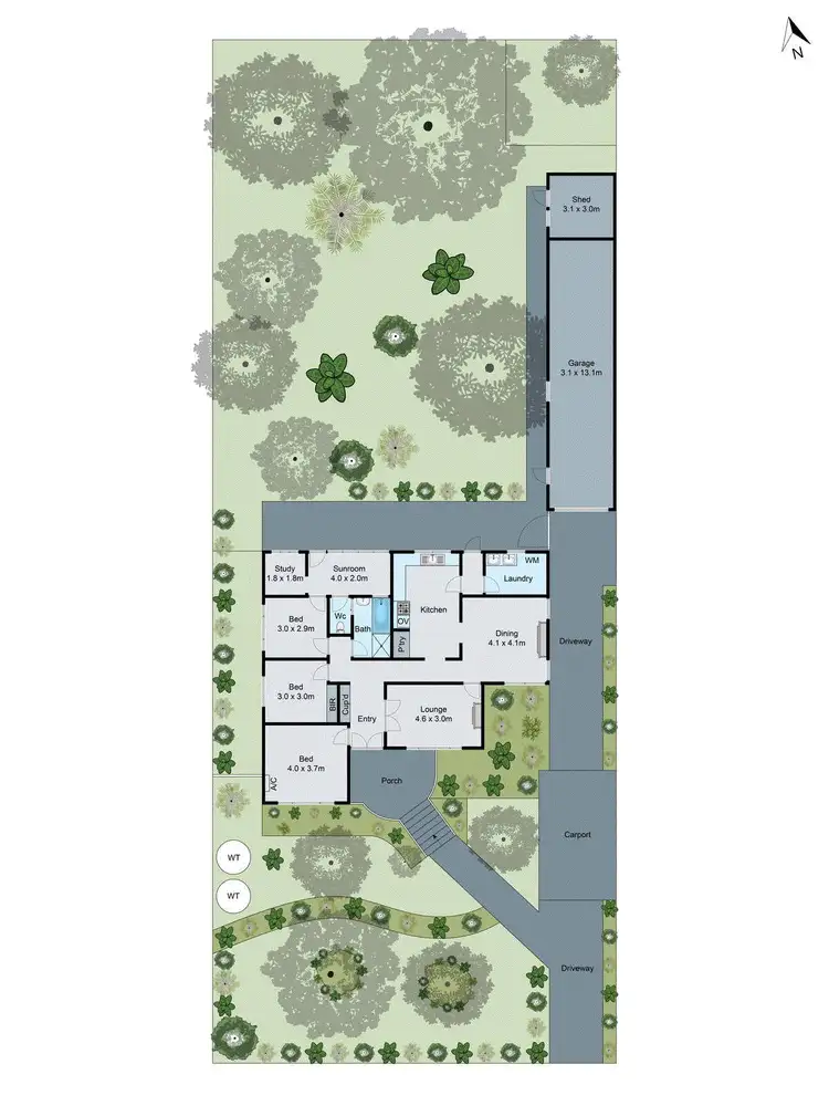 Floorplan of Homely house listing, 49 Valley Parade, Glen Iris VIC 3146