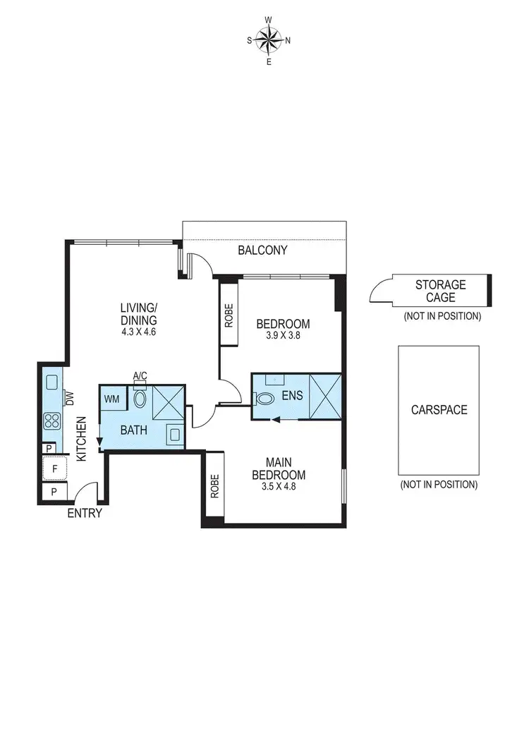 Floorplan of Homely apartment listing, 102/40 Mavho Street, Bentleigh VIC 3204