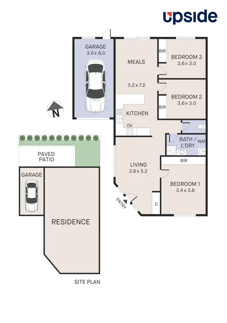Floorplan of Homely unit listing, 3/2 Clara Street, Fawkner VIC 3060