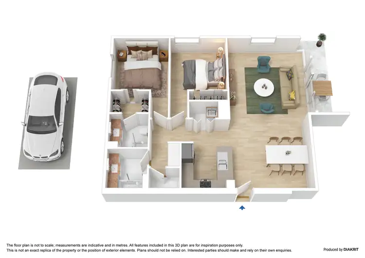 Floorplan of Homely apartment listing, 106/418 St Kilda Road, Melbourne VIC 3004