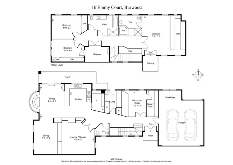 Floorplan of Homely house listing, 16 Emmy Court, Burwood VIC 3125