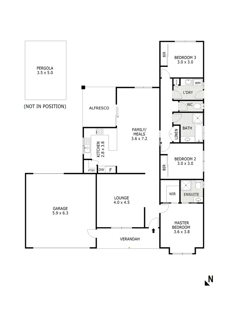 Floorplan of Homely house listing, 15 Greenwood Rise, Broadford VIC 3658