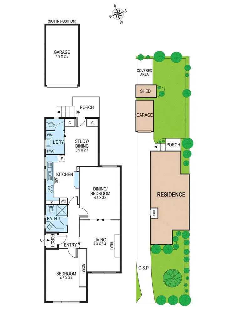 Floorplan of Homely house listing, 344 Koornang Road, Carnegie VIC 3163