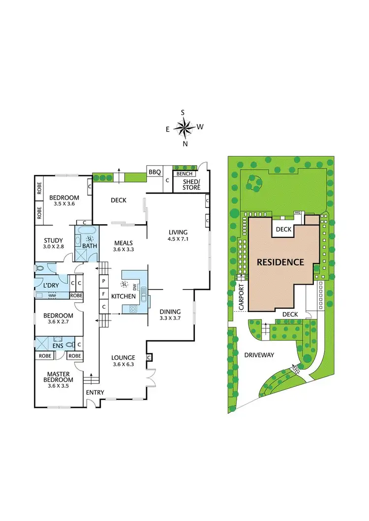 Floorplan of Homely house listing, 24 York Street, Eltham VIC 3095