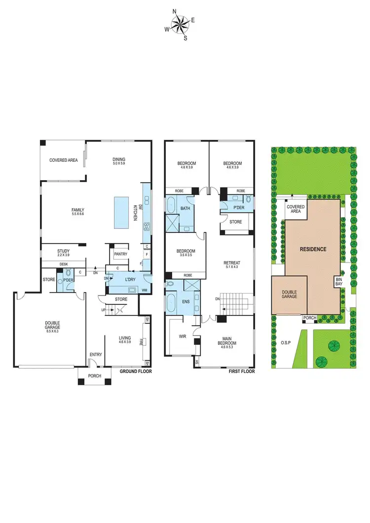 Floorplan of Homely house listing, 5 Denton Street, Brighton East VIC 3187