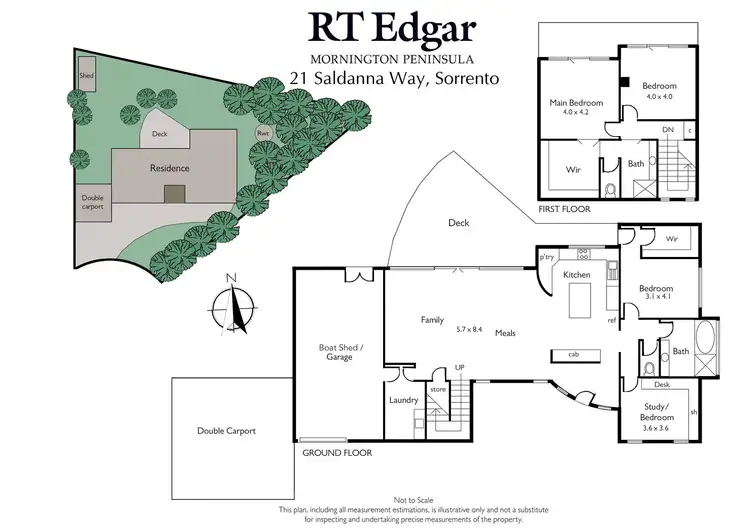Floorplan of Homely house listing, 21 Saldanna Way, Sorrento VIC 3943