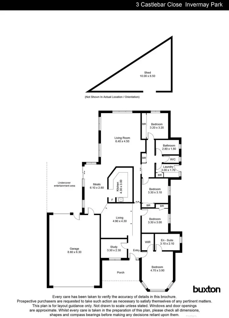 Floorplan of Homely house listing, 3 Castlebar Close, Invermay Park VIC 3350