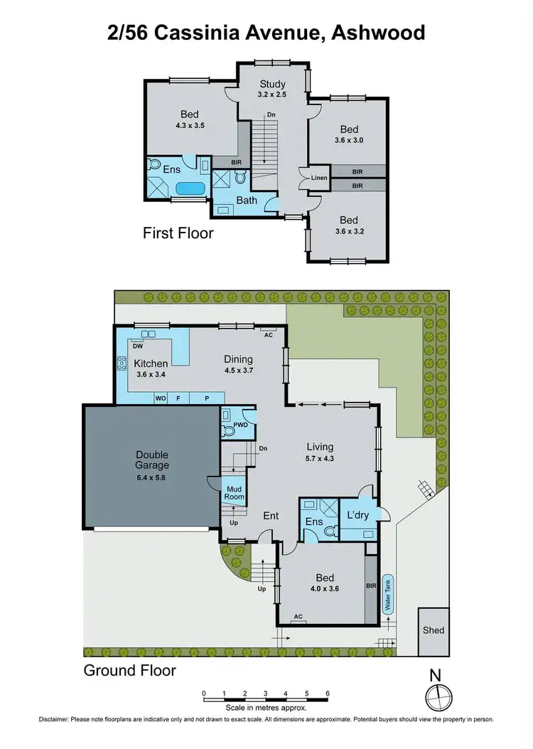 Floorplan of Homely townhouse listing, 2/56 Cassinia Avenue, Ashwood VIC 3147