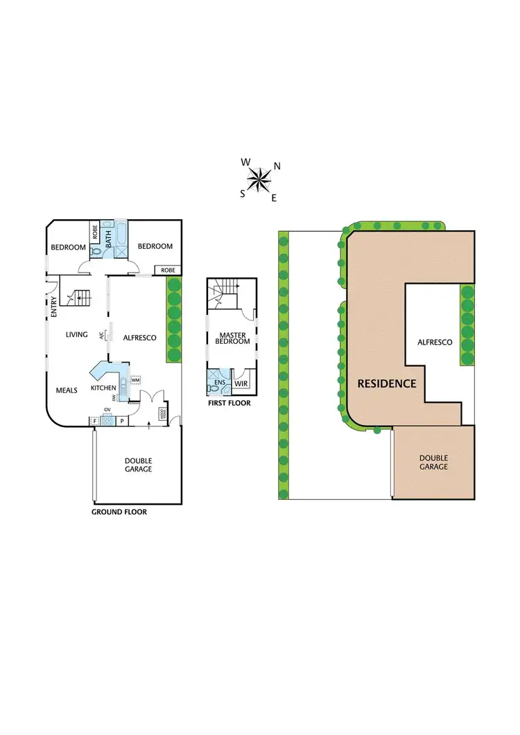 Floorplan of Homely townhouse listing, 2/1141 Main Road, Eltham VIC 3095