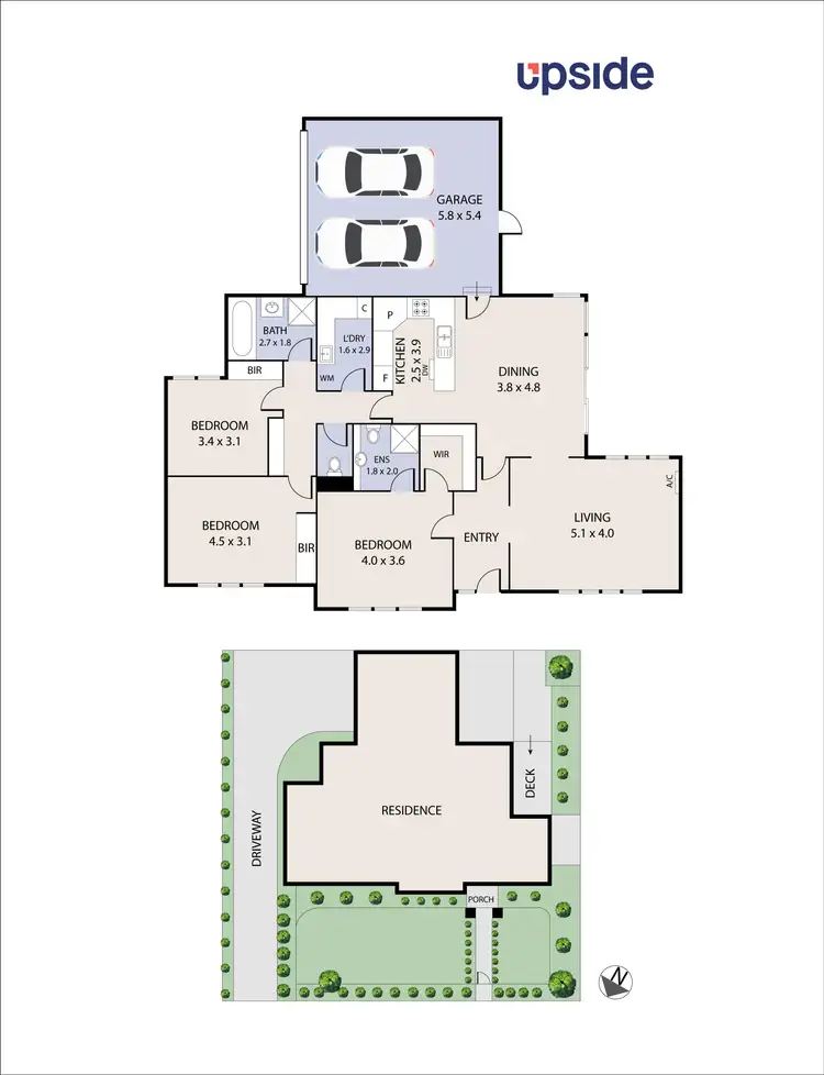 Floorplan of Homely unit listing, 1/408 Belmore Road, Mont Albert North VIC 3129
