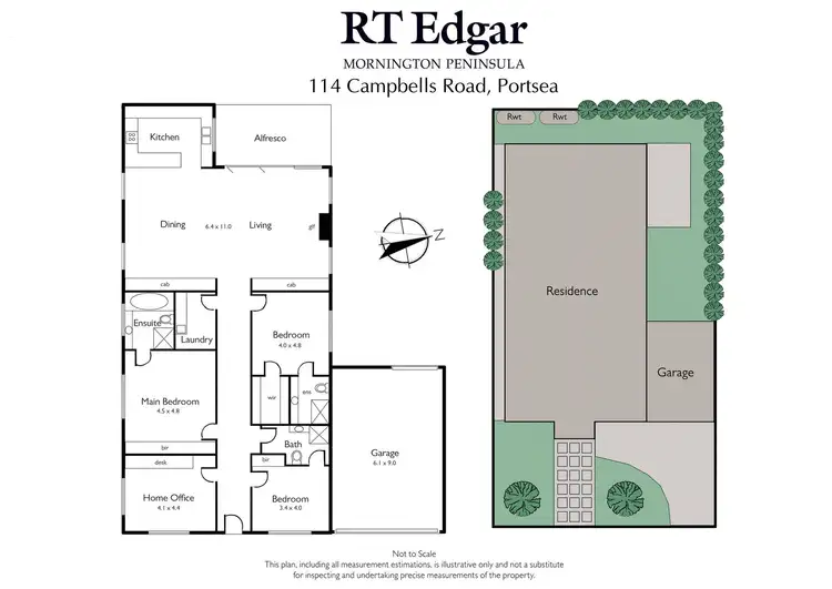 Floorplan of Homely house listing, 114 Campbells Road, Portsea VIC 3944