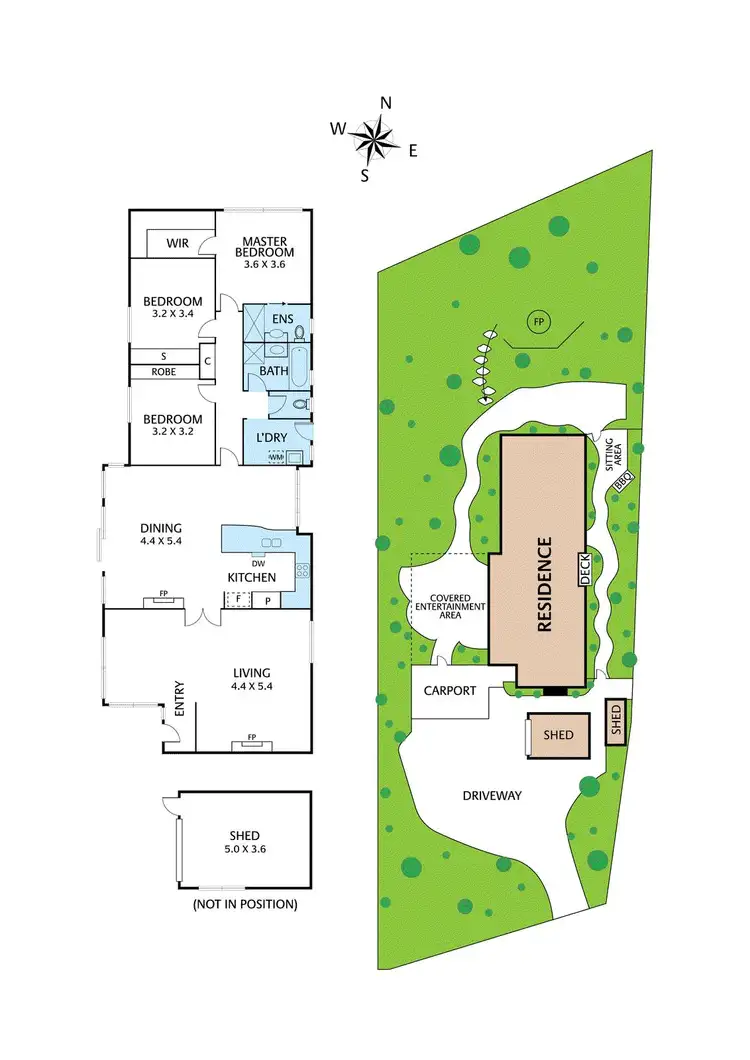 Floorplan of Homely house listing, 21 Blooms Road, North Warrandyte VIC 3113