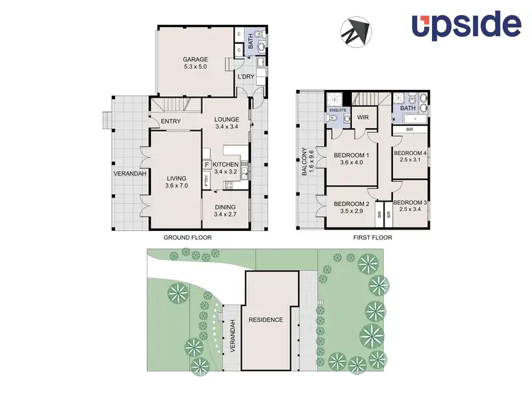Floorplan of Homely house listing, 9 Koorong Place, Queanbeyan West NSW 2620