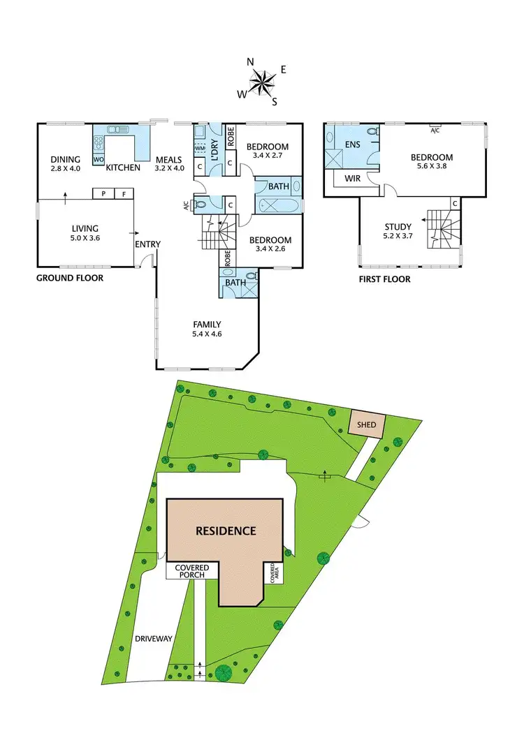 Floorplan of Homely house listing, 2 Leane Drive, Eltham VIC 3095
